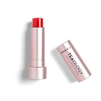 Teaology Tea Infusion Skincare Cherry Lip Balm 23g - Cherry Shade - Lip Balm with Antioxidant Tea Extract - Natural Cosmetics - Maison des fragrances