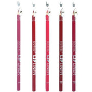 TECHNIC Chunky Lipliner Lipstick with Sharpener Pink Act Red Coral Red - Maison des fragrances