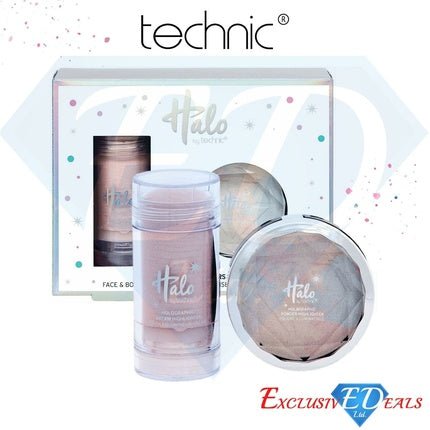 Technic Halo Face and Body Shimmer Holographic Powder Highlighter Cream Glitter - Maison des fragrances