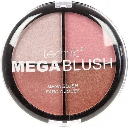 Technic Mega Blush 4 - in - 1 Compact with Subtle Sheen for Fresh and Radiant Look - Maison des fragrances