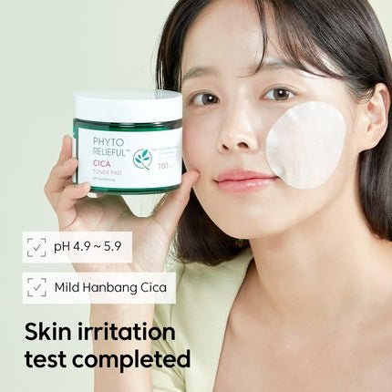 Thankyou Farmer Phyto Relief Cica Toner Pad 100 Pads 210ml - Vegan - Maison des fragrances