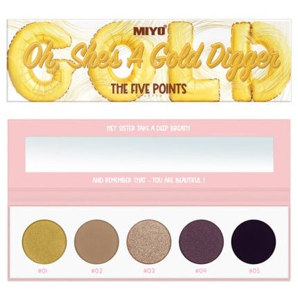 The Five Points Palette Eyeshadow Palette Oh She's A Gold Dig - Maison des fragrances