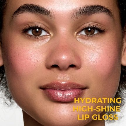 The Myth of Utopia Lip Gloss Gold Silver Flakes for Volume Glow Hydrating Non - Sticky Shimmery Weightless Texture Organic Cruelty - Free 4.5ml 0.15 fl.oz - Maison des fragrances