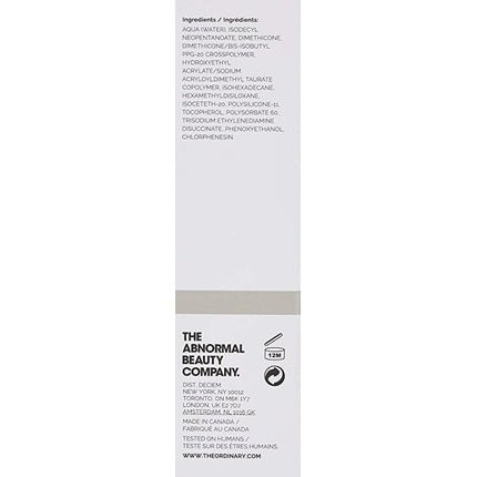 The Ordinary Original High - Adherence Silicone Primer 30ml - Matte Primer that Blurs the Appearance of Pores - Maison des fragrances