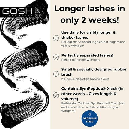 The Secret Of Growth Mascara Longer Lashes Black 10ml - Maison des fragrances