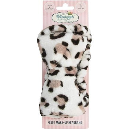 The Vintage Cosmetic Company Peggy Makeup Headband Leopard Print - Maison des fragrances