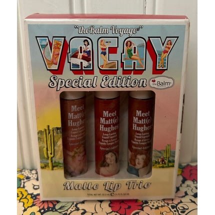 Thebalm Voyage Vacay Matte Lip Trio Special Edition - 3 Pieces 0.25oz Lipstick - Maison des fragrances