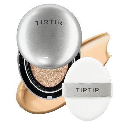 Tirtir Mask Fit Aura Silver Cushion Foundation Semi - Glow Finish Natural - Maison des fragrances