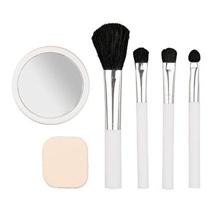 Titania Travel Set Cosmetic Brush with Makeup Mirror and Makeup Sponge - Maison des fragrances