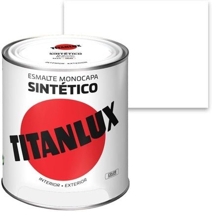 Titanlux Synthetic Nail Polish Matte White 750ml - Maison des fragrances