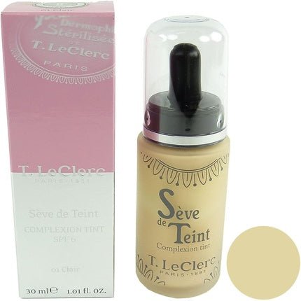 T.LeClerc Make - Up Finish Complexion Tint 01 Clair 30ml - Maison des fragrances