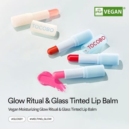 Tocobo Glass Tinted Lip Balm No.013 Tangerine Red 3.5g - Maison des fragrances