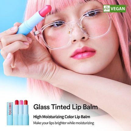 Tocobo Glass Tinted Lip Balm No.013 Tangerine Red 3.5g - Maison des fragrances