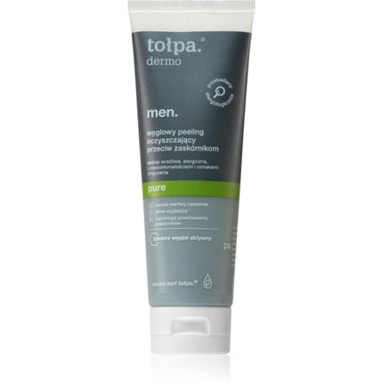 Tołpa Men Pure Węglowy Peeling Oczyszczający 100ml - Men's Skincare - Maison des fragrances