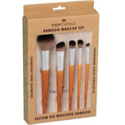 Top Choice Makeup Brush Set with Bamboo Handles 5 Pieces - Maison des fragrances