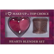 Top Choice Set Hearts Makeup Sponge 2pcs + Stand - Maison des fragrances