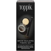 TOPPIK Brow Building Fibers Set Light Brown - Maison des fragrances