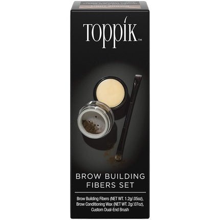 TOPPIK Brow Building Fibers Set Light Brown - Maison des fragrances