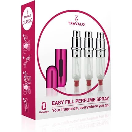 Travalo Classic Hd Pink Set Coffret (Coffret) Mixte - Maison des fragrances