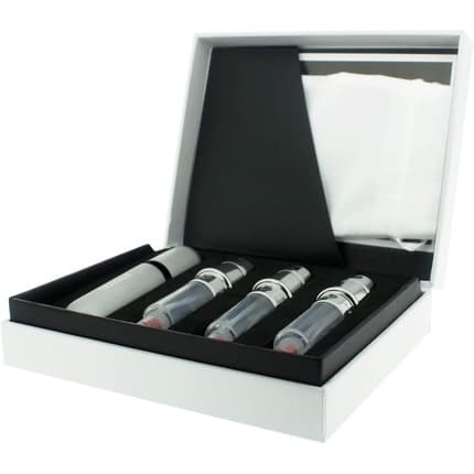 Travalo Classic Hd Set Refilled Flacon 3x Case Silver Fragrance (Fragrance) Mixte 5ml - Maison des fragrances