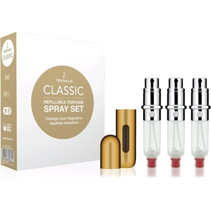 Travalo Gold Perfume Atomizer Set Fragrance (Fragrance) Mixte - Maison des fragrances