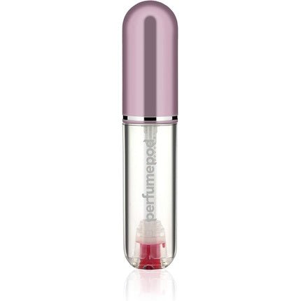 Travalo Pod Pure Perfume Atomizer Genie-S Refillable System Travel TSA Approved Reusable and Airtight Easy-Fill Mini Pump Sprayer Lightweight Clear Body Fun Colorful Lid Perfect Pink 0.17oz - Maison des fragrances