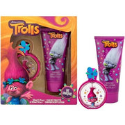 Trolls Girls 2 Piece Set: 50ml Eau de Toilette and 150ml Shimmer Body Lotion - Pink - Maison des fragrances