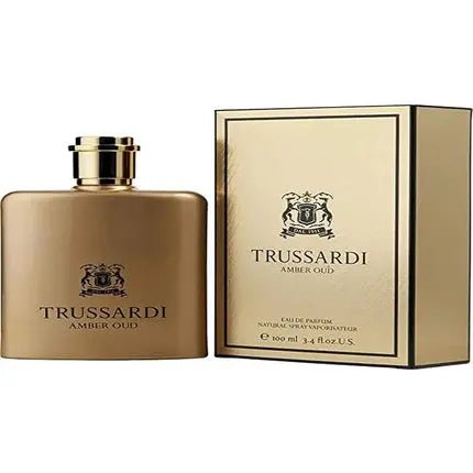 Trussardi Amber Oud Men Eau de Parfum Homme 100 ml - Boisé - Maison des fragrances