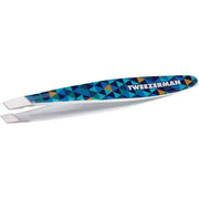 Tweezerman Mini Mosaic Tweezers with Hand - Filed Beveled Tip for Eyebrow Plucking - Maison des fragrances