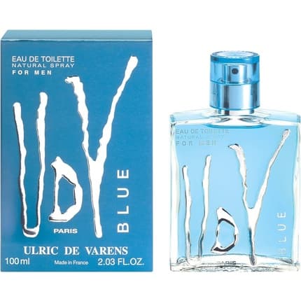 Ulric De Varens Blue Eau de Toilette (EDT) Homme 100ml - Maison des fragrances