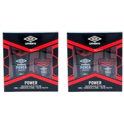 Umbro Power Gift Set +Shower Gel Coffret (Coffret) Mixte 20ml - Maison des fragrances