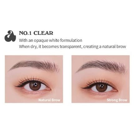 Unleashia Shaper Defining Eyebrow Fixer & Pencil Pomade Fixer No1 Clear - Maison des fragrances