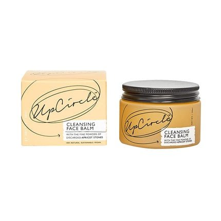 UpCircle Apricot Cleansing Face Balm 50ml - 100% Natural Makeup Remover and Blackhead Clearer - Vegan and Cruelty - Free - Maison des fragrances