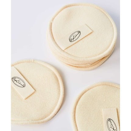 UPCIRCLE Reusable Luxury Makeup Remover Cotton Pads 7 Triple - Layer Hemp with Washable Laundry Bag - Eco Friendly Sustainable Zero Waste Cleansing Rounds Cream - Maison des fragrances