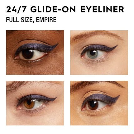 Urban Decay 24/7 Glide - On Waterproof Eyeliner Pencil Long - Lasting Ultra - Creamy Blendable Formula Sharpenable Tip Empire Dark Eggplant Matte - Maison des fragrances