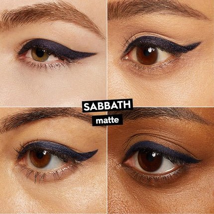 Urban Decay 24/7 Glide - On Waterproof Eyeliner Pencil Smudge - Proof 16HR Wear Long - Lasting Ultra - Creamy Blendable Formula Sharpenable Tip Sabbath Deep Navy Matte - Maison des fragrances