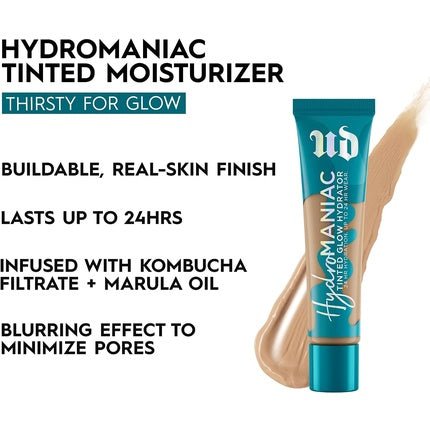 Urban Decay Stay Naked Hydromaniac Tinted Glow Foundation Buildable Medium Coverage Vegan Formula 35ml 40 - Maison des fragrances