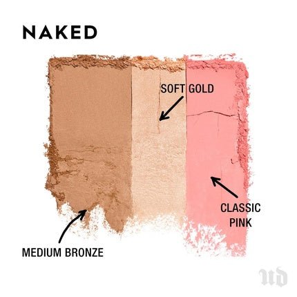 Urban Decay Stay Naked Threesome Palette 3 - in - 1 Makeup Set with Bronzer, Highlighter, and Blush - Maison des fragrances