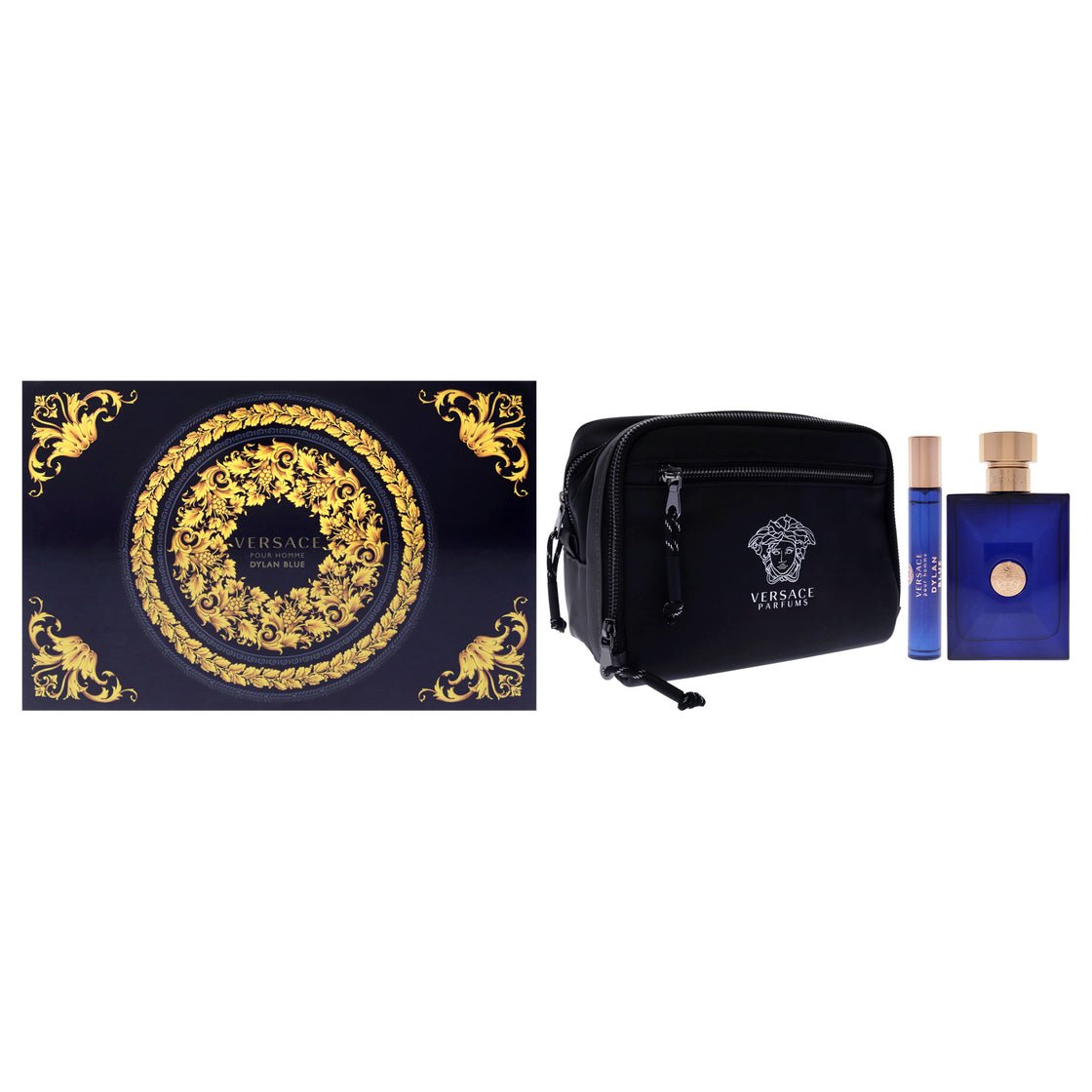 Versace Dylan Blue Set 3 Pieces Coffret (Coffret) Homme 100ml - Maison des fragrances