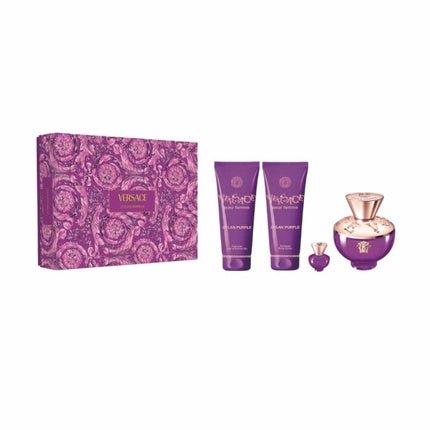 Versace Dylan Purple Gift Set - , Body Lotion , Shower Gel , Coffret (Coffret) Femme 100ml - Maison des fragrances