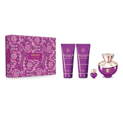 Versace Dylan Purple Gift Set - , Body Lotion , Shower Gel , Coffret (Coffret) Femme 100ml - Maison des fragrances