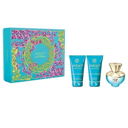 Versace Dylan Turquoise Gift Set - , Shower Gel , Body Lotion Coffret (Coffret) Femme 50ml - Maison des fragrances