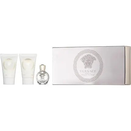 Versace Eros Pour Femme Gift Set with Shower Gel and Body Lotion Eau de Parfum 5ml pour femme - Maison des fragrances
