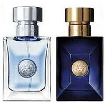 Versace Unisex Adult Dylan Blue Man + Pour Homme EDT 30ml Set 2 Pieces Sneaker Black - Maison des fragrances
