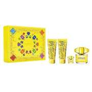 Versace Yellow Diamond - Eau De Toilette 90ml + - Eau De Toilette 5ml + Shower Gel 100ml + Body Lotion 100ml Set - Maison des fragrances
