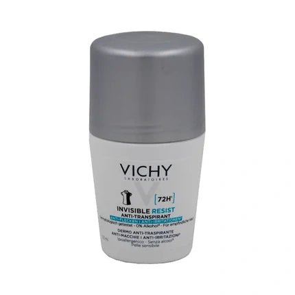 Vichy Homme Invisible Resist Deodorant 72h Anti-Stains 50 Ml Roll-On - Maison des fragrances