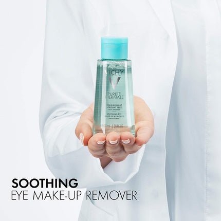 Vichy Pureté Thermale Soothing Eye Makeup Remover for Sensitive Eyes 100ml - Maison des fragrances