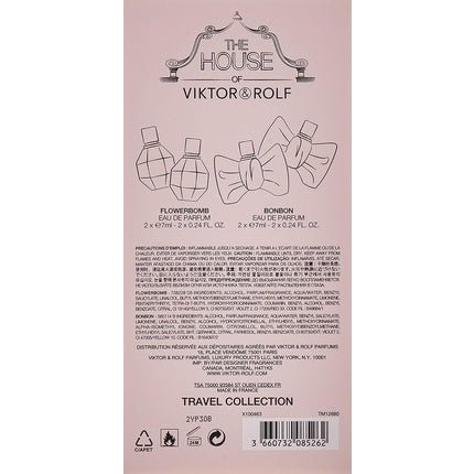 Victor & Rolf The House Miniature Gift Set 2 x 7ml FlowerBomb EDP 2 x 7ml Bonbon EDT - Maison des fragrances