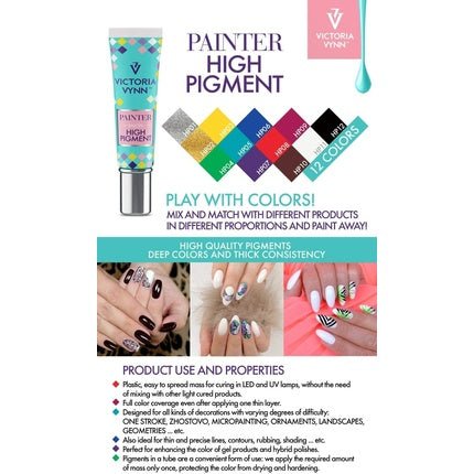 Victoria Vynn High Pigment Painter UV LED Nail Art Manicure 7ml Navy - Maison des fragrances