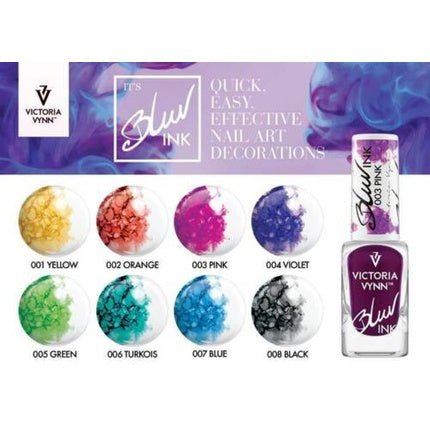 Victoria Vynn Metallic Blur Ink Watercolor Marble Smoke Smudge Nail Art 10ml - Maison des fragrances